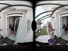 VR Bangers: Five Hawt Hotties Bang U in The Most excellent Christmas Fuckfest Ever - VR Porn