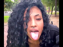 DRINKING MILK IN A PUBLIC PARK DAY IN BUENOS AIRES