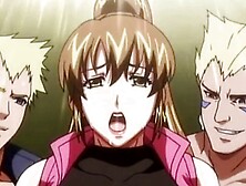 Hot MILF gets double penetrated hard in anime porn
