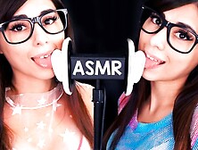 LUNAREXX ASMR DUAL ONLINE CAM EAR LICKING- ALLURING Mouth Sounds