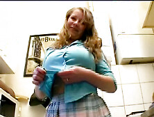 Mega hot German blonde fucked from behind