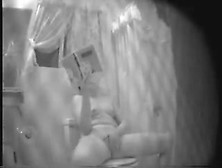 Caught Masturbating on the Toilet