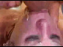 Two guys hard fuck in the throat