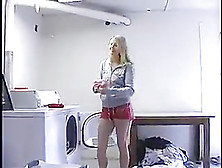 Public Laundry Room Fuck With Gorgeous Blonde Ashley