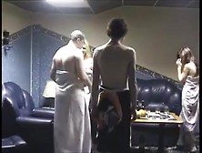 junior girls in the sauna earn money