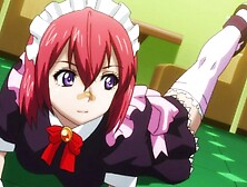 Big titted hentai waitress