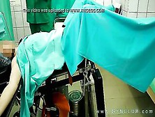 Gynecologist having joy with the patient