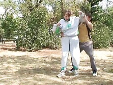 Stranger heals injured busty 70 years old granny