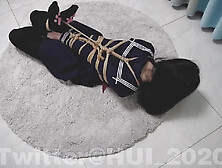 Asian Tight Hogtie Bondage