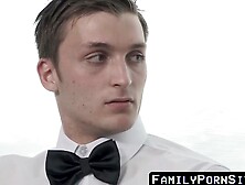 Stepdad is sexy and attracts a hot tattooed twink