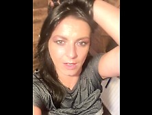 Gorgeous MilfyCalla with hungry twat pee in the toilet, pissing close up