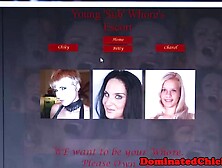 Pussyfucked slave pleasures masters cock