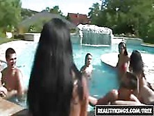 Euro Sex Partiy By The Pool