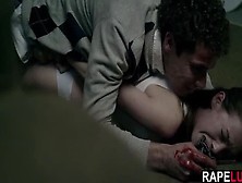 Girl tied and violently ass raped while screaming