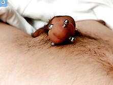 Pierced Cock Triple Cum First Completely Handsfree