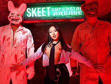 Asia Lee & Danny Mountain & Will Pounder In Five Fucks At Skeet's - Exxxtrasmall