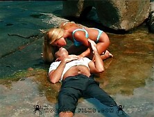 Amateur Kissing Outdoor