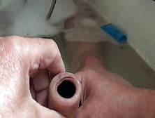 Foreskin Stretching In The Bath: Two Items