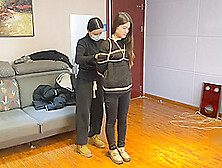 Tried Bondage With Chinese Student