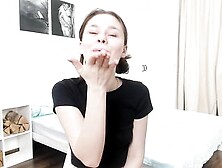 18Yo Brunette Teen Camgirl - Blow Me A Kiss