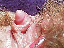 Extreme close up big clit orgasm intense clitoris stimulation HD POV squirting pussy