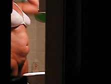 - Trough window-Chubby woman caught