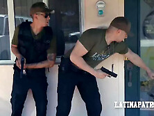 Kendall Kross Latina Patrol - Cosplay Uniform Fetish With Blonde Being Detained And Fucked By Police Officers