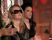 Aggressive Chicks Wrestle & Strip Each Other Inside Mud Arena