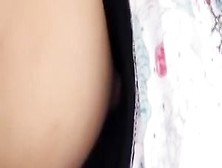 Look down her blouse to see sexy nipples