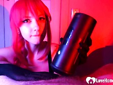 Wigged Chick Gives POV Oral job Like a Pro