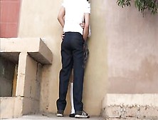 Role Play,  Schoolgirl Runs away from School with a Hunk and they go to Screw