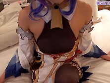Cosplay girls have an orgy in a hotel.
