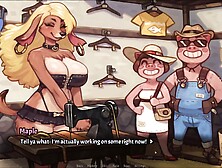 My Pig Princess [ Anime Game PornPlay ] Ep. 22 accidental boner in the changing room with the flirty taylor lady