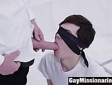 Blindfolded Teen Dominated By His Ginger Master- Gaymissionaries