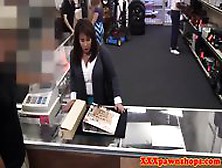 Busty Pawnshop Milf Gets Facialized