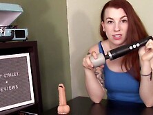 Lily O'Riley Reviewing the Doxy Massager (SFW)
