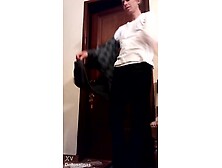 Gracious older homosexual dude undresses nude,  performing a hawt striptease and fleshly dance in Monterrey,  Nuevo Leon,  Mexico.