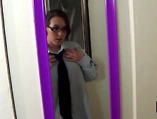 Sinn Sage Likes To Masturbates In Front Of Her Mirror!