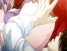 Office girl anime sixty nine style oralsex and dildoed