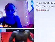 Omegle girl flashing bra