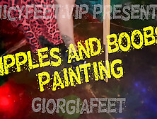 NIPPLES and BOOBS artwork SEXY PAINTING - Giorgiafeet