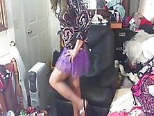 Purle Lace Skirt