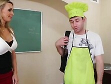 Tanya Tate Fucking In The Classroom With Her Piercings - James Deen