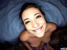 Cum Craving Slut Facialized After Fabulous Pov Blowjob