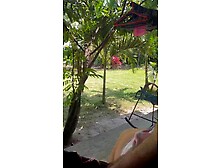 This guy likes the adrenaline rush and cums quickly when I jump on his penis during the time that somebody is coming over