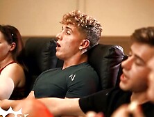 Joey Mills & Felix Fox Go To The Cinema With Their Gf's But They End Up Getting Fucked Together - Twink Pop