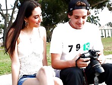 Sensual brunette babe Rachel Rose is enjoying intensive pound