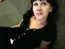 Russian girl sucks her bf's cock on the sofa and gets a facial