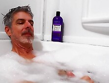 Richard Lennox Enjoying His Bath Time With A Slow Handjob