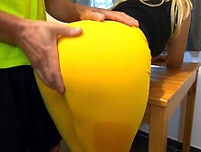 Perfect Butt Step Mom Teases Step Son to get Rammed Again, he can't tell him no, Shely81